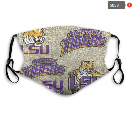 NCAA LSU Tigers #12 Dust mask with filter